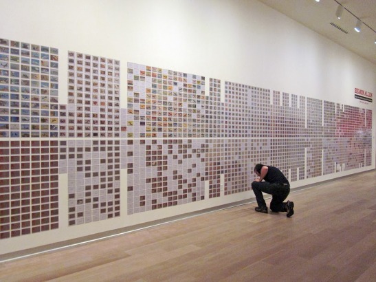 Siemon Allen, "Grids: An Archive of Collective Memory," SCAD Museum of Art, 2013, installation view.